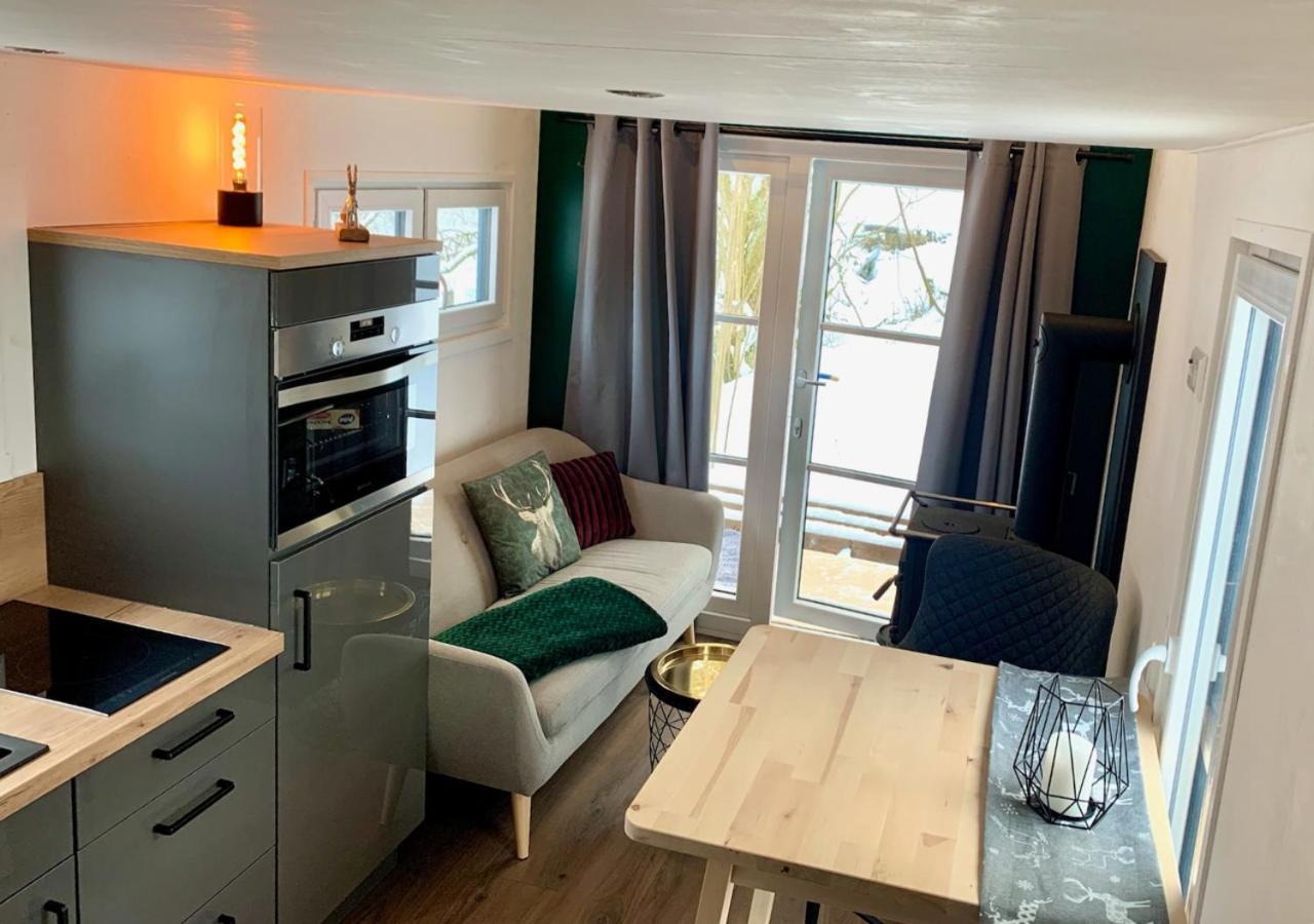 Villa Tiny House Klitzeklein Am Waldrand Von Elpe Olsberg Exterior foto